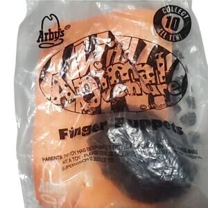 1999 Arby's Wild Animal Adventure Finger Puppets Gorilla New in Package